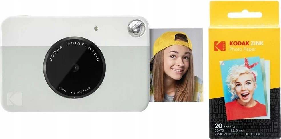 Kamera instant Kodak Printomatic, gri