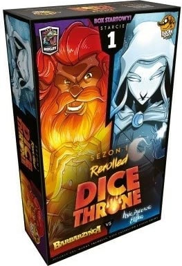 Lojë tavoline Dice Throne: Clash 1 - Barbarian vs Moon Elf
