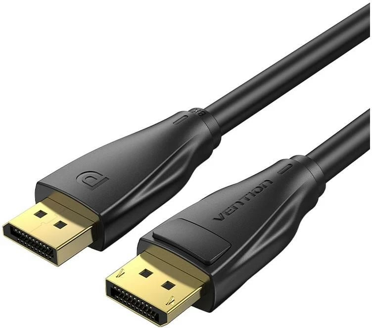 Kabllo Vention DisplayPort 1.4, 8K 60Hz/ 4K 120Hz, 15m, e zezë