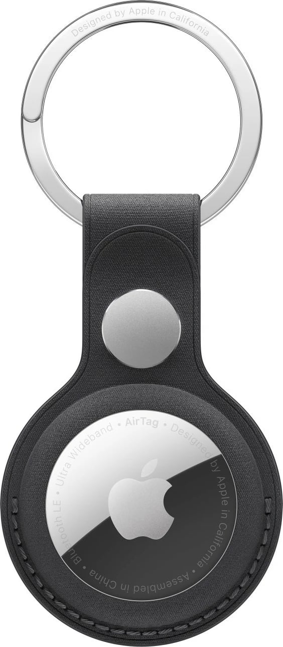 Apple AirTag FineWoven Key Ring, Black
