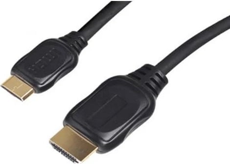 Kabëll HDMI - Mini-HDMI No-Name, 2m, 8.16 Gbit/s, i zi