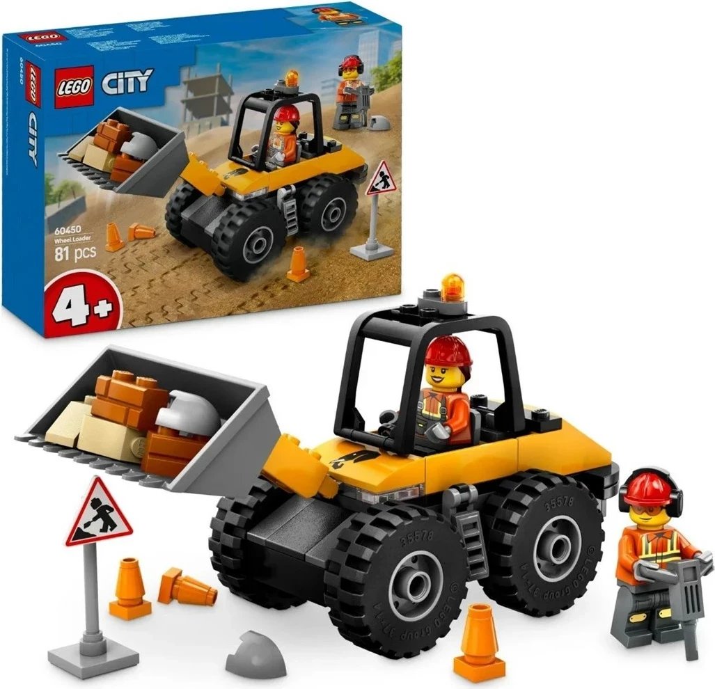 Set LEGO City 60450, për fëmijë 4+ vjet, Verdhë