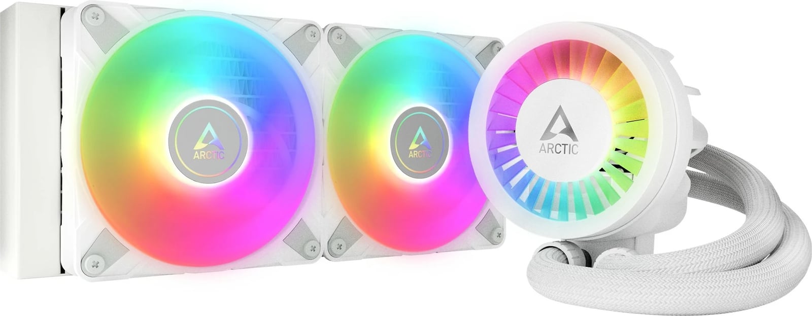 Ftohës uji ARCTIC Liquid Freezer III 240 A-RGB, 12 cm, 48.82 cfm, Bardhë