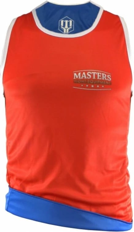 Fanellë boksi për meshkuj Masters, e kuqe dhe blu