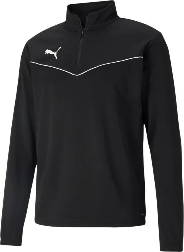 Duks Puma teamRISE 1/4 Zip Top për meshkuj, i zi | L