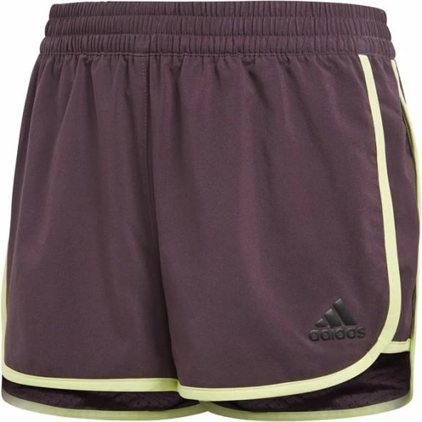 Shorce për vajza adidas, ngjyrë vjollcë