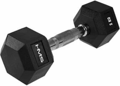 Pesë dumbbell HMS HEX PRO 2 KG për meshkuj dhe femra