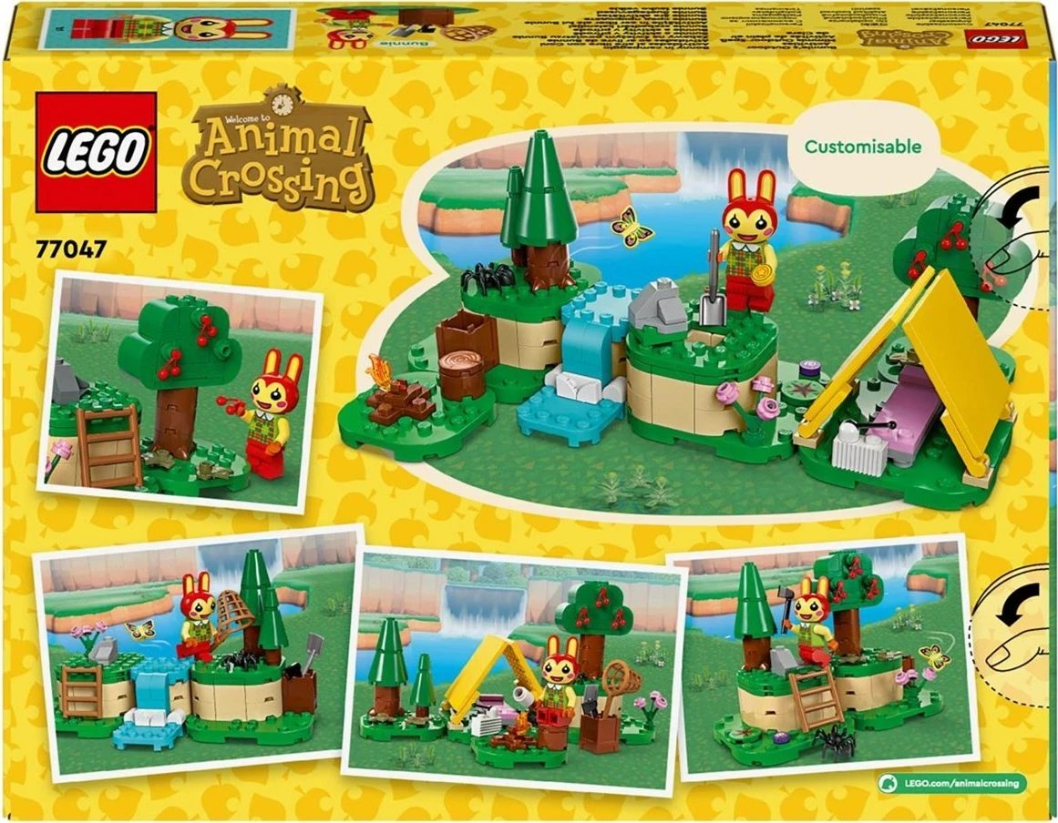 Set LEGO Animal Crossing 77047, Aktivitetet e Jashtme të Bunnie