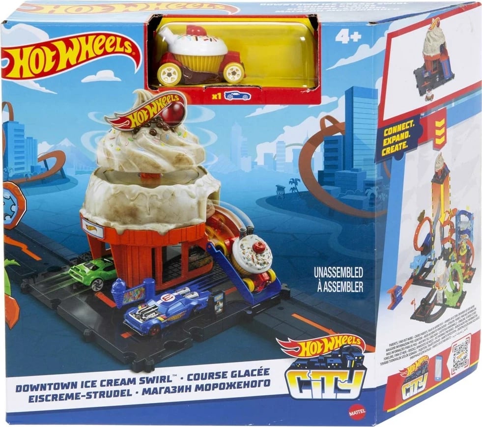 Set lodrash Hot Wheels City MATTEL HKX38, shumëngjyrësh