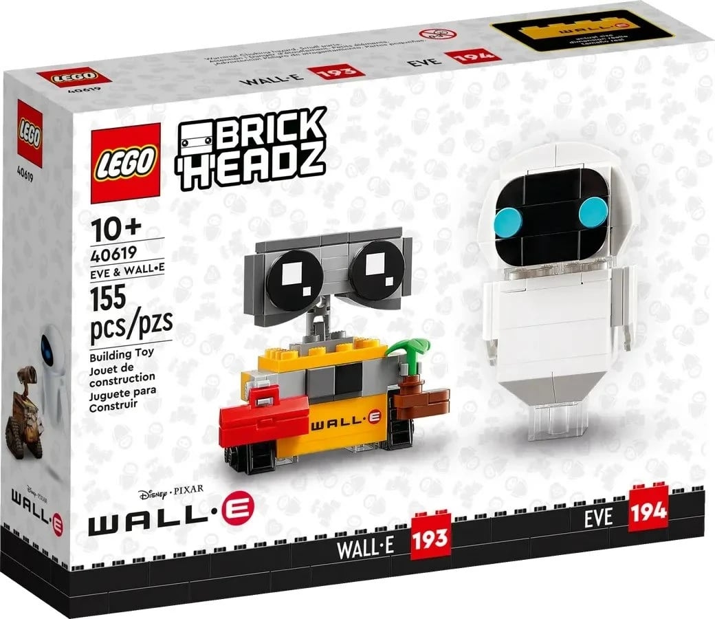 Lodra LEGO BrickHeadz 40619 Eve & Wall-E, 155 pjesë