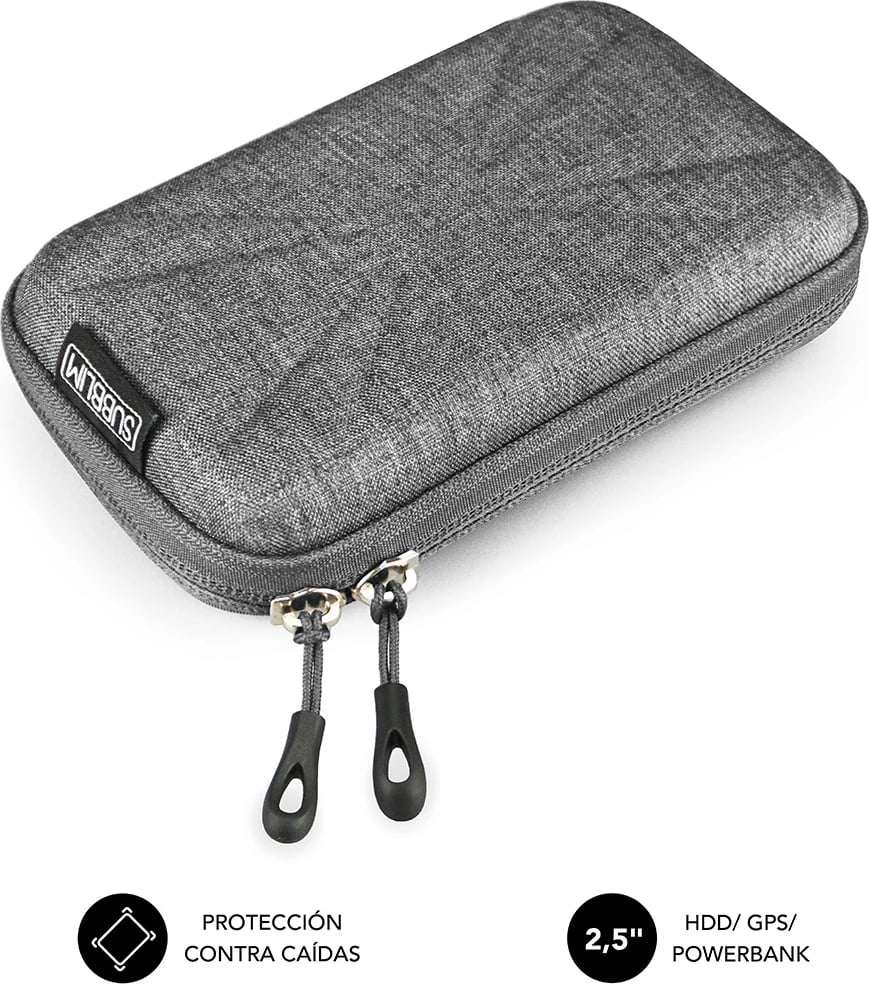 Mbështjellës HDD SUBBLIM Business Case 2,5" Gri