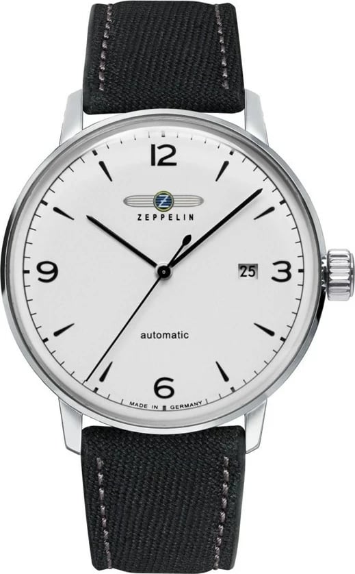 Orë Zeppelin Hindenburg Automatic 8064-1, e bardhë