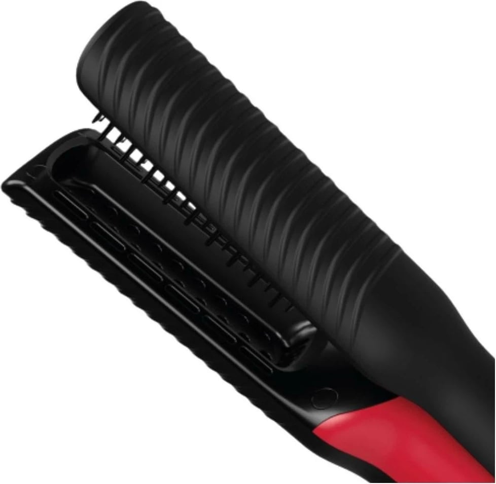 Drejtuese flokësh Revlon One-Step Air Straight RVDR5330E, e zezë-kuqe