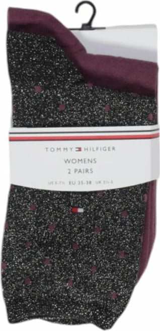 Çorape për femra Tommy Hilfiger, e zezë