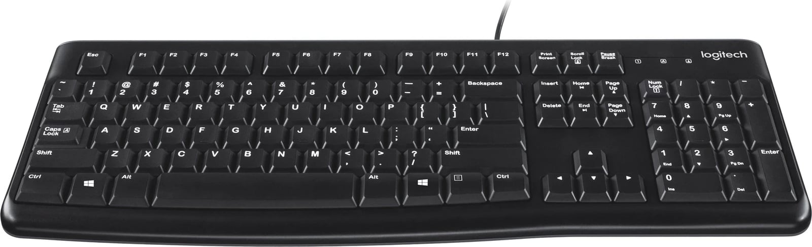 Tastierë Logitech K120, e zezë