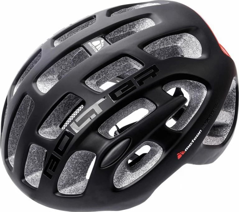 Helmetë për bicikletë Meteor Bolter In-Mold, unisex, e zezë
