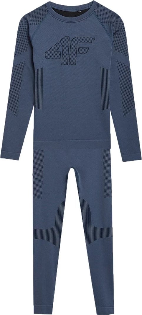 Tuta pa qepje për djem 4F, Blu, 152/158 cm
