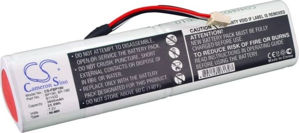 Bateri Fluke BP-190, 7.2V, 3600mAh, NiMh