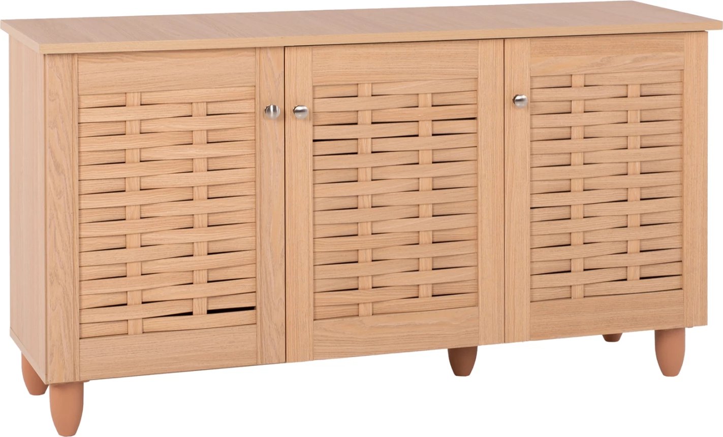 Kabinet këpucësh IGGY 3-dyer FH2211.09 melaminë ngjyrë lisi 114Χ34Χ63H cm