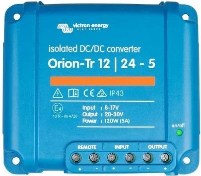 Konvertues për makinë Victron Energy Orion-Tr 12/24-5A 120 W, Blu