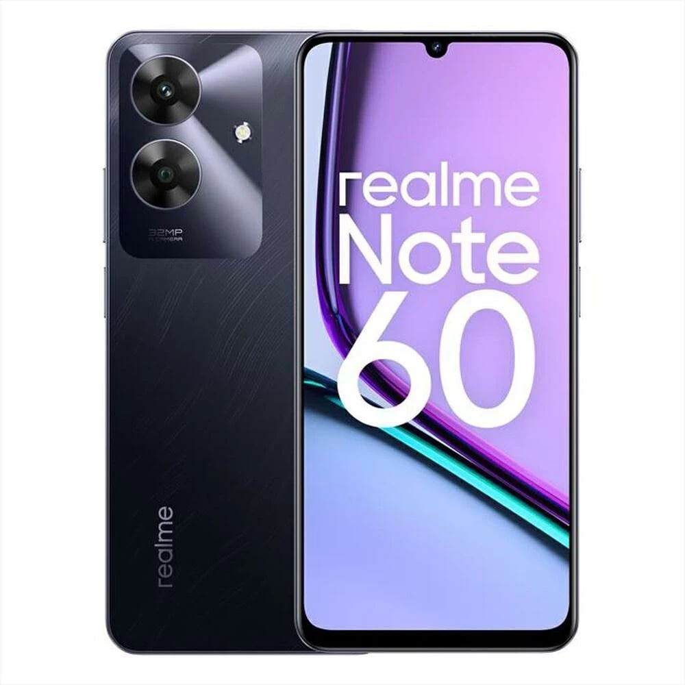 Celular Realme Note 60 6+128GB Marble Black