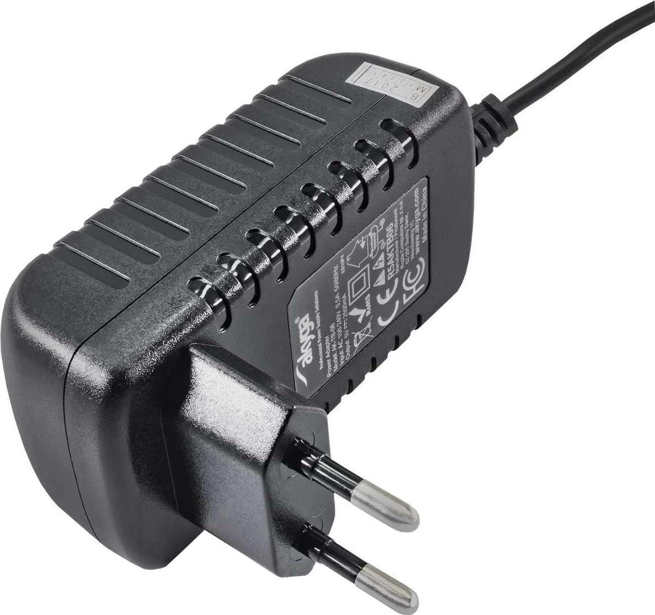 Adapter Akyga AK-TB-06, 5.0V / 2.5A, 12.5W, micro USB B, 1.1m