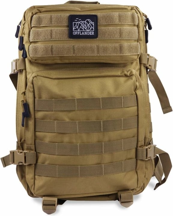 Çantë shpine për hiking Offlander, 43L, jeshile