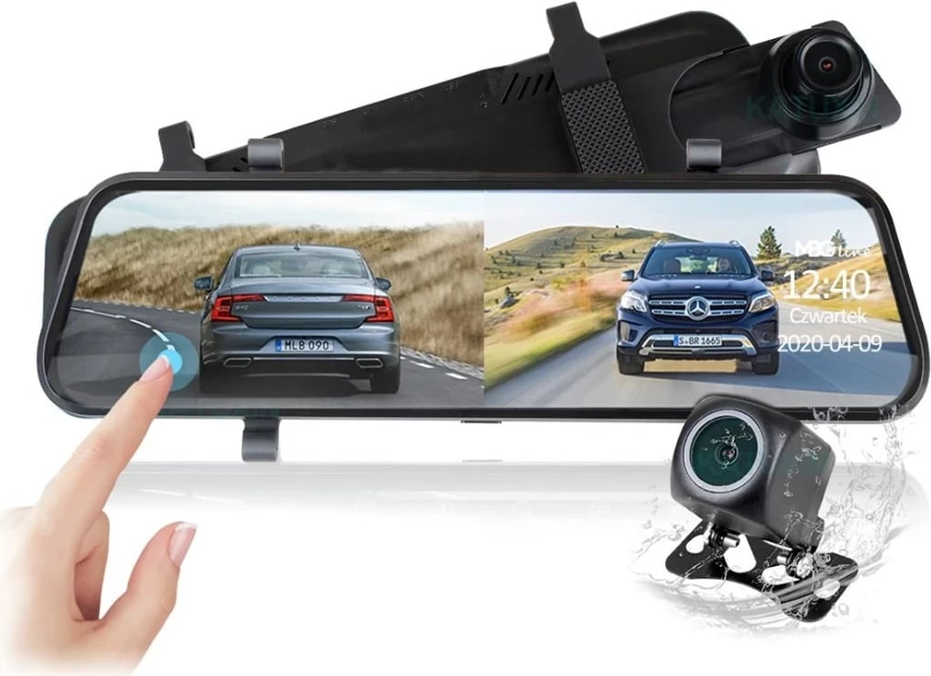 Pasqyrë regjistruese MBG Line HS900 Pro, Quad HD, e zezë