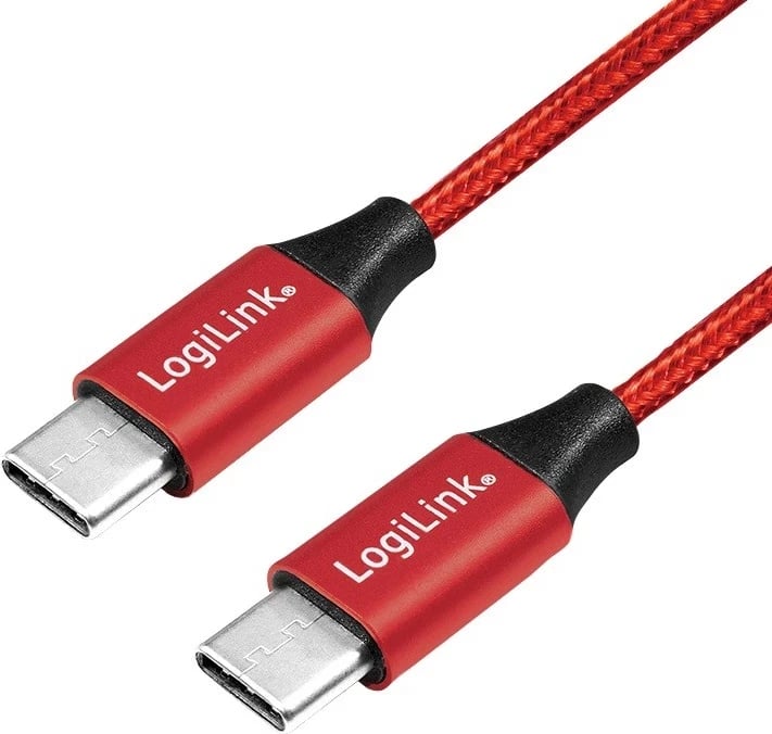 Kabllo LogiLink USB-C, e kuqe