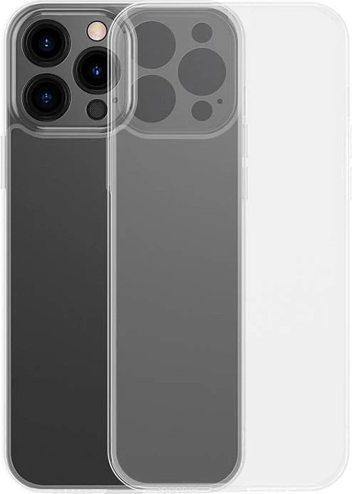 Mbështjellës për iPhone 13 Pro Baseus Frosted, transparent