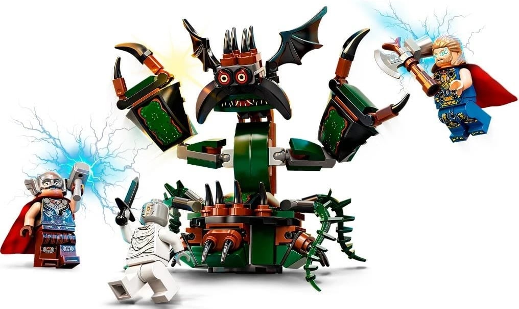 Set LEGO Super Heroes 76207, Attack on New Asgard, 159 pjesë