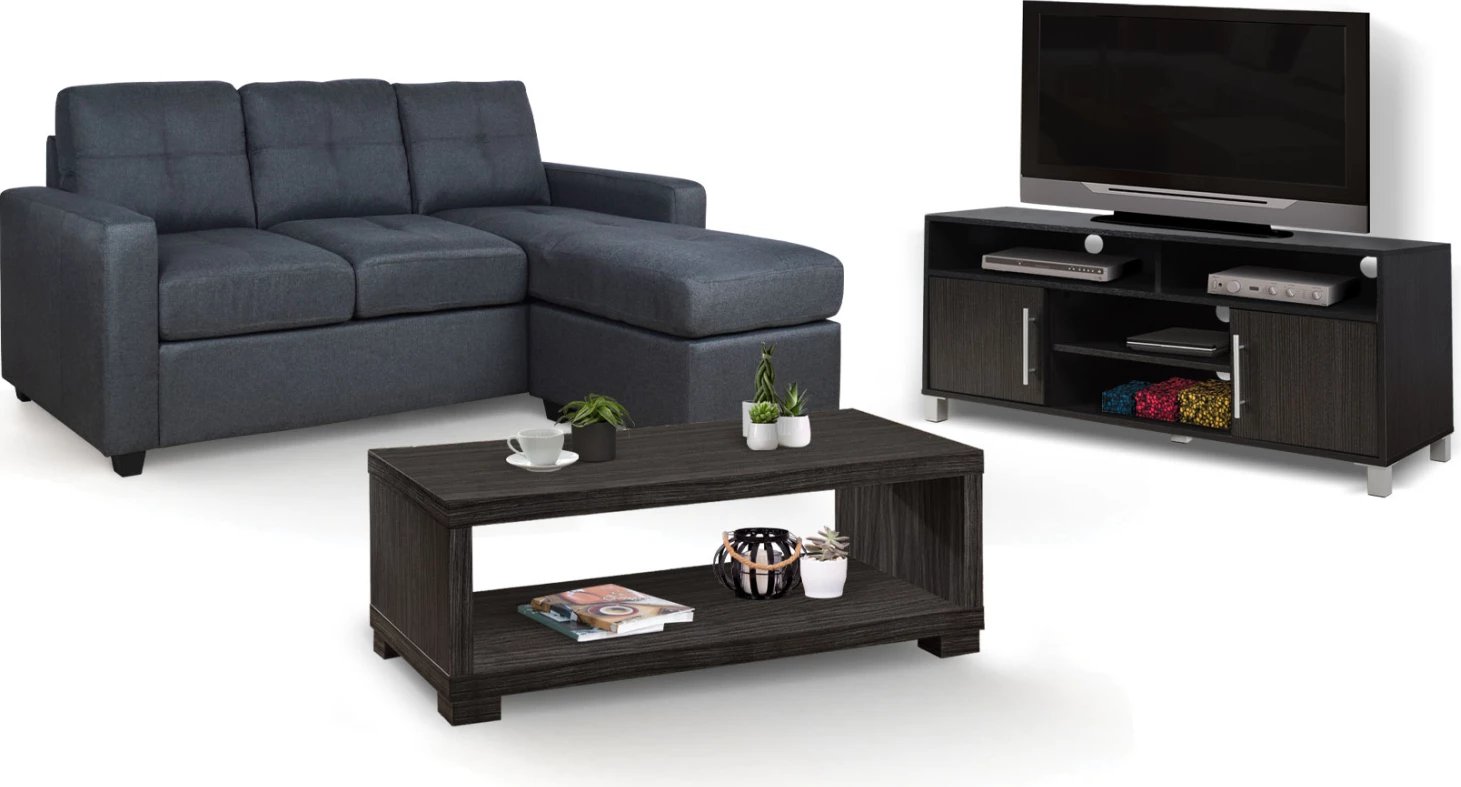 Set studentor 3 pjesë divan-tavolinë kafeje-mobilje TV FH11139
