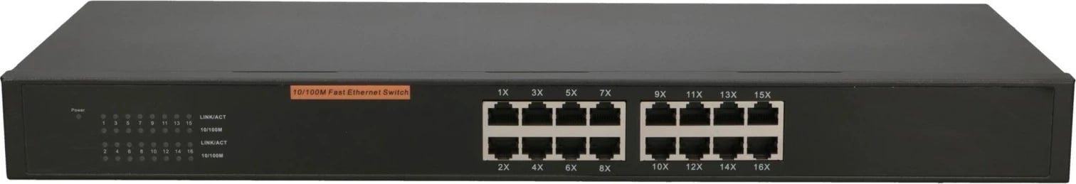 Switch Extralink HEXON 16x 10/100 Mb/s, Desktop, Zi