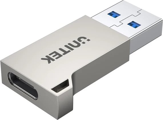 Adaptor Unitek USB-A në USB-C 3.1 Gen1 A1034NI, gri