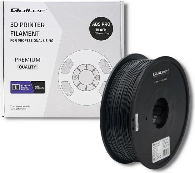 Filament 3D Qoltec ABS PRO, 1.75mm, 1kg, Zi