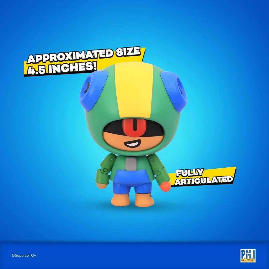 Figura aksioni P.M.I. Kids World BRAWL STARS S1, 11cm, 2 copë, shumëngjyrëshe