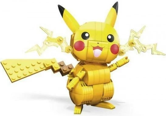 Set ndërtimi MATTEL MEGA Pokémon Pikachu, Plastik, Kuq