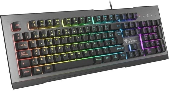 Tastierë gaming GENESIS RHOD 500 RGB, me ndriçim RGB, programueshme