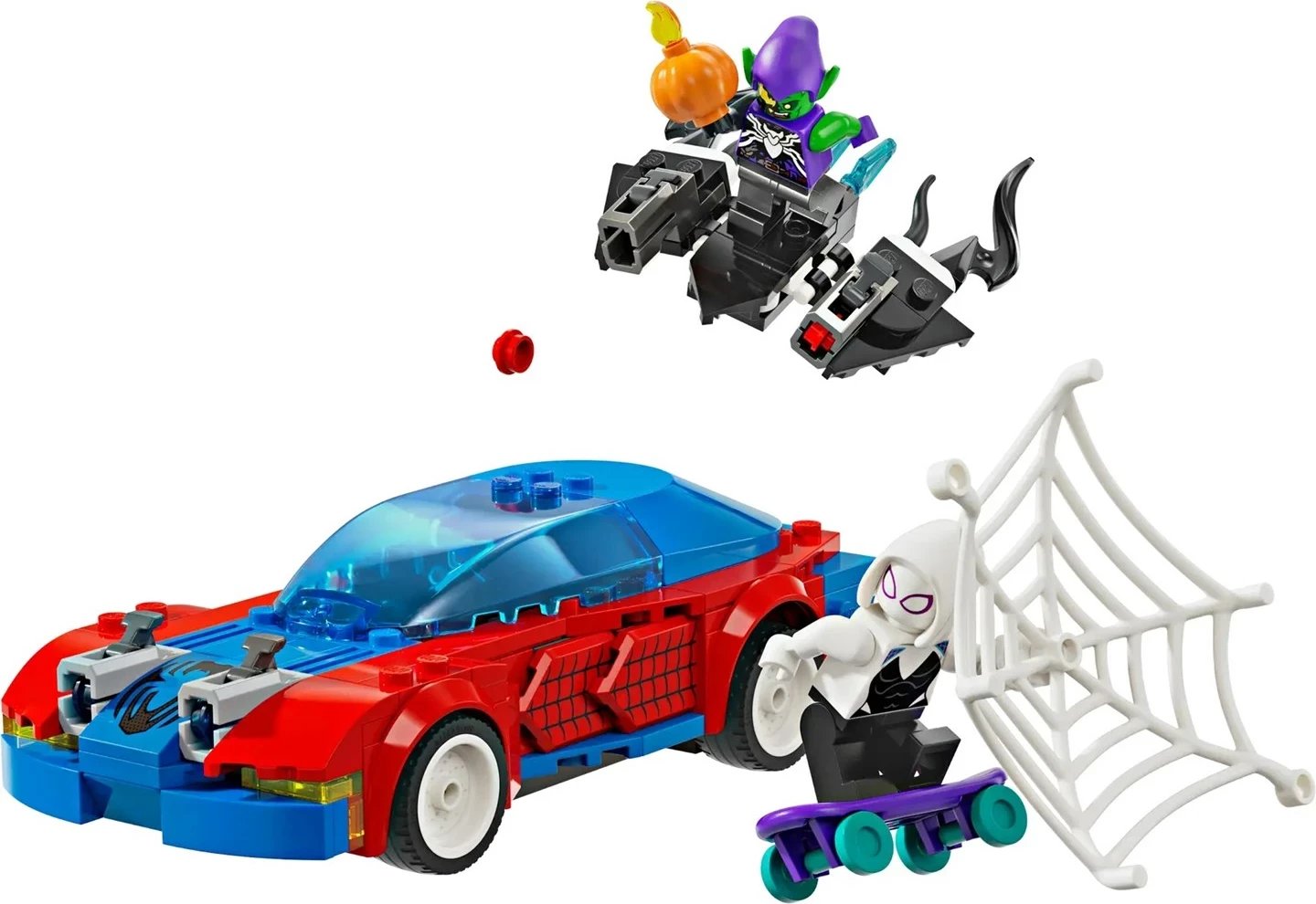 Set LEGO Marvel 76279 Spider-Man Race Car & Venom Green Goblin