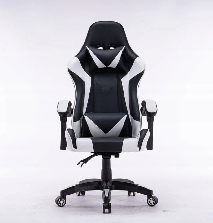 Karrige për gaming Remus, e bardhë/zezë