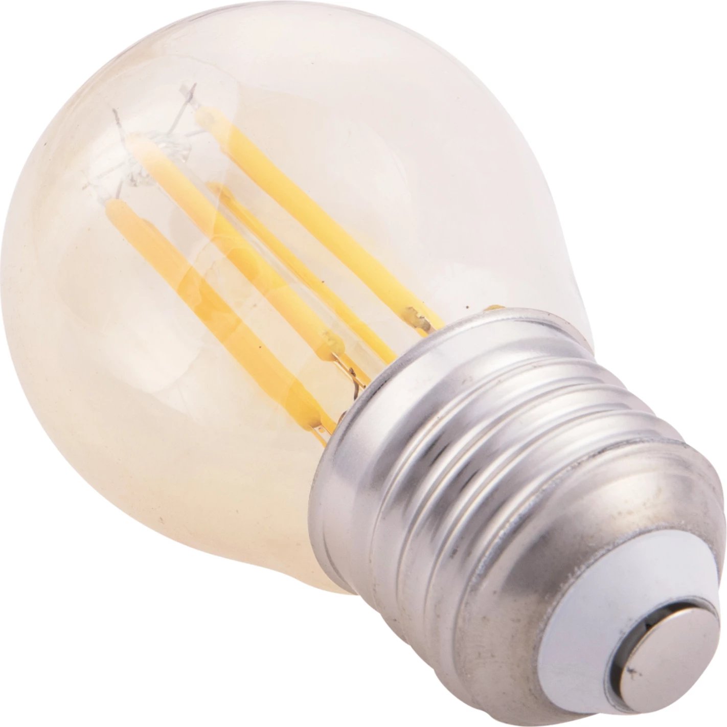 Llambë LED filament, 6W, E27, 3000K, ngjyrë ari, e zbehtë