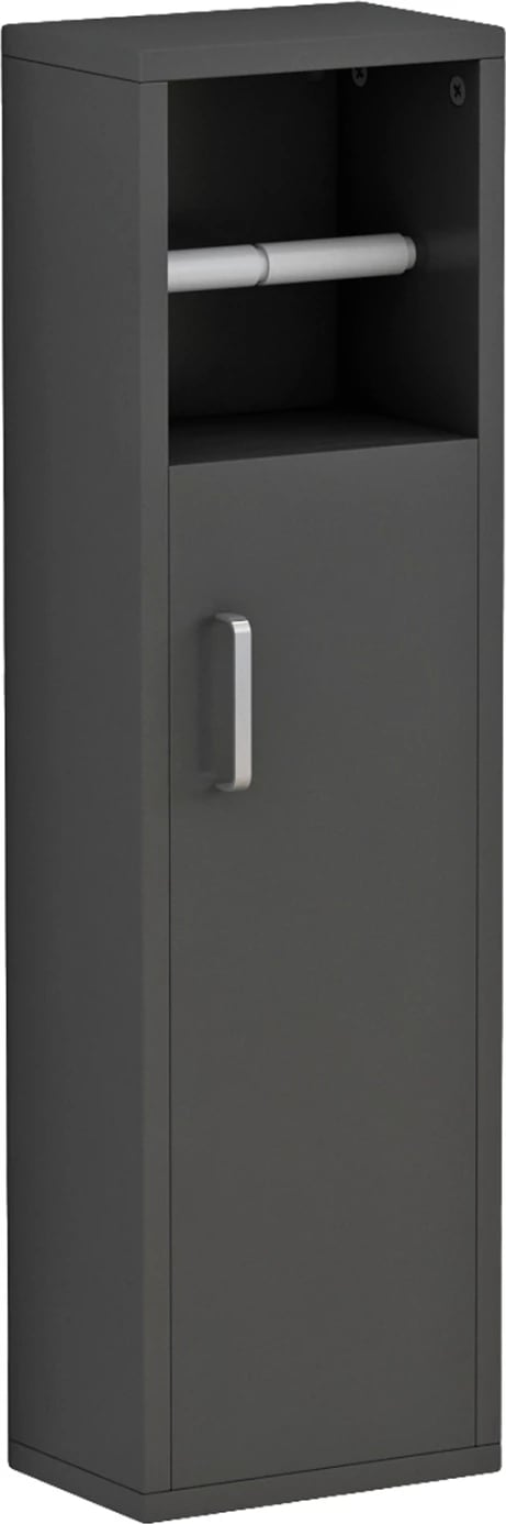 Kabinet për banjo DAMIEN, ngjyrë antracit, FH9025.11, 20x13x70Hcm