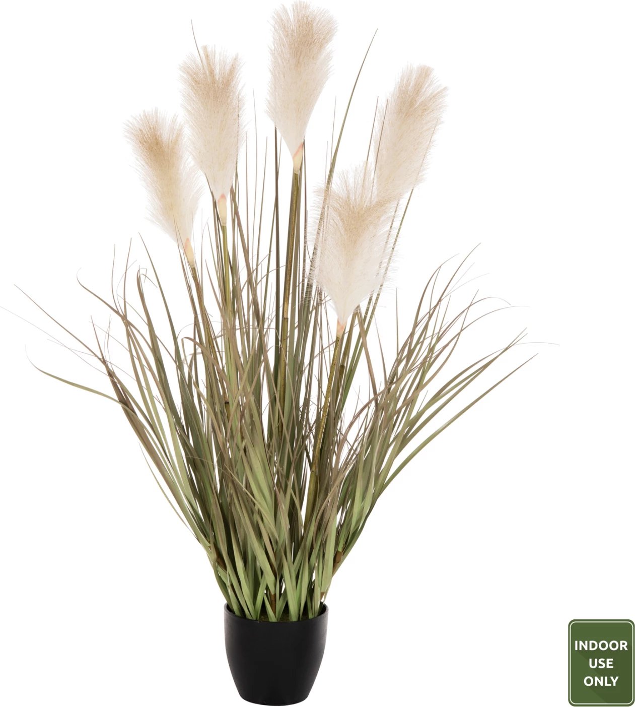 Bimë sintetike dekorative në vazo FH4014 bar + pupla Φ14,5x12,5-95Hcm