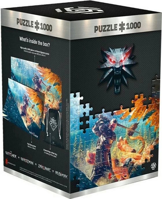 Puzzle The Witcher Griffin Fight, Cenega Publishing, 1000 copë, Multikolor
