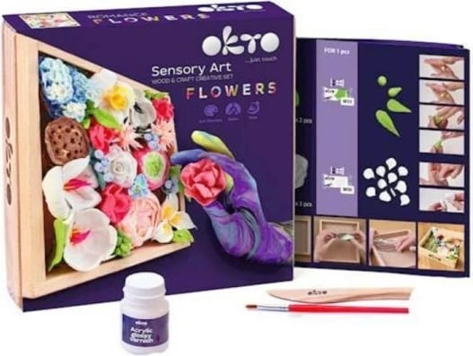 Set për artizanat OKTO, Make Your Own Flowers Romans 7034