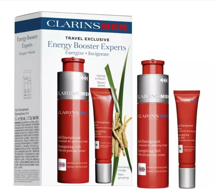 Set kujdesi për fytyrë Clarins Men Energy Booster Experts, 50+15 ml