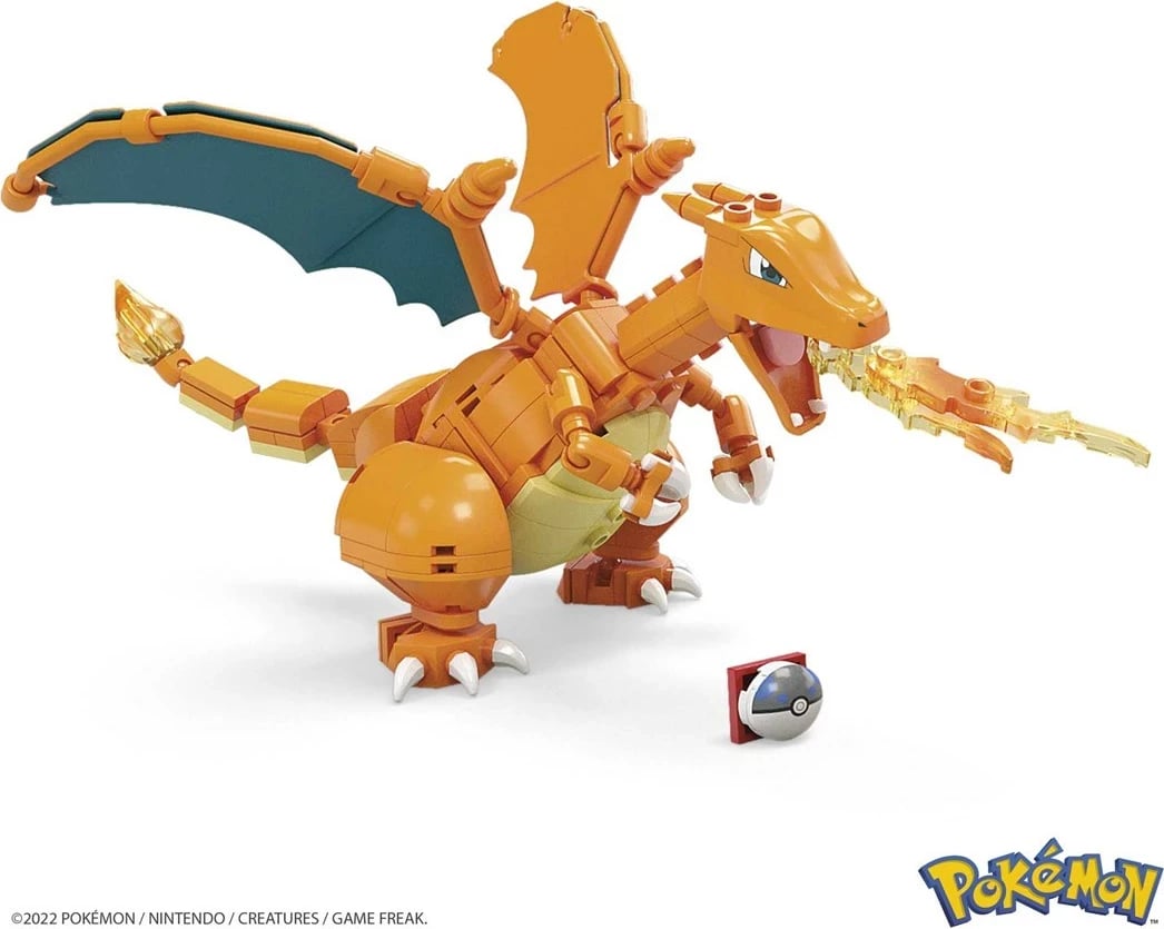 Set ndërtimi MATTEL MEGA Pokémon Charizard, Blu