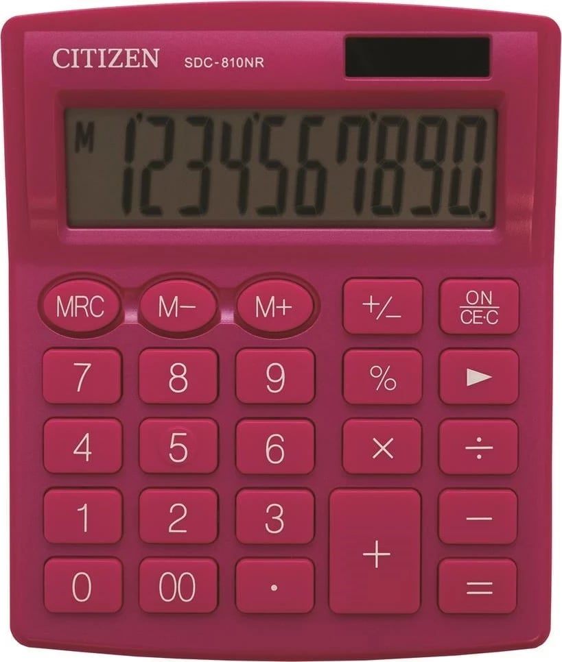 Kalkulator zyre CITIZEN SDC-810NRPKE, 10-shifror, rozë