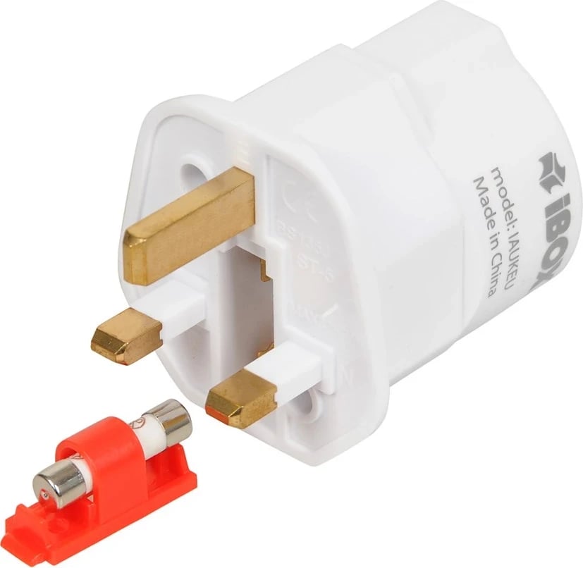 Adapter iBOX UK/EU, i bardhë