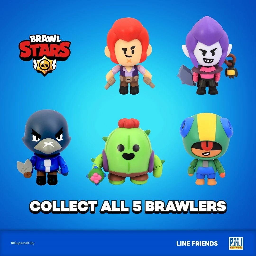 Figurë aksioni Brawl Stars S1, P.M.I. Kids World, Colt, 11cm